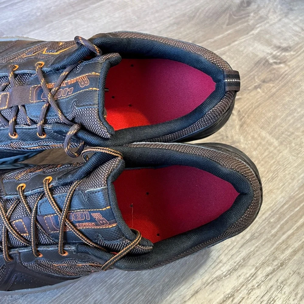 New Balance 481v2 Mens 13 Brown Black Orange Trail Running Shoes MT481CW2